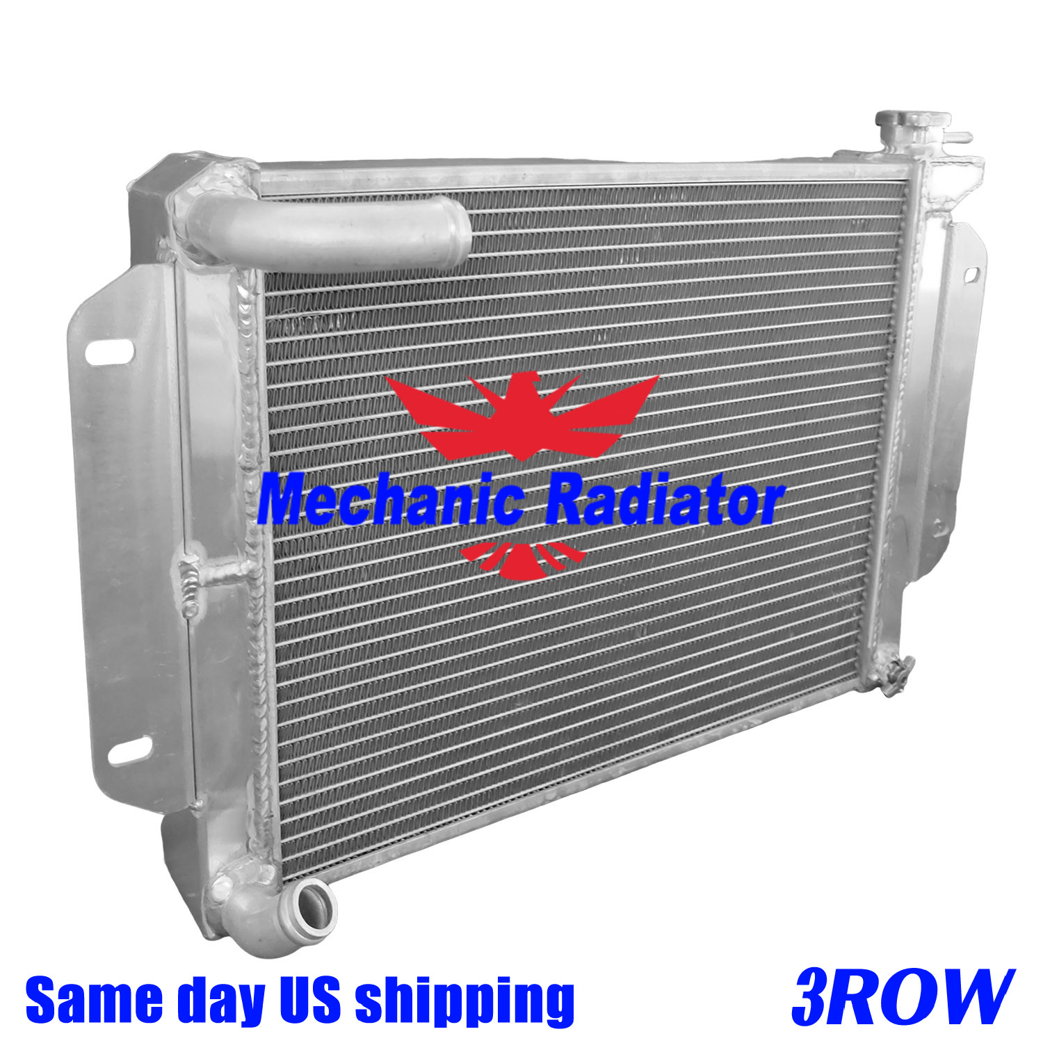 Aluminum Crossflow Radiator For 1968-1972 1969 1970 MG MGB GT/BASE 1.8L MT  Full