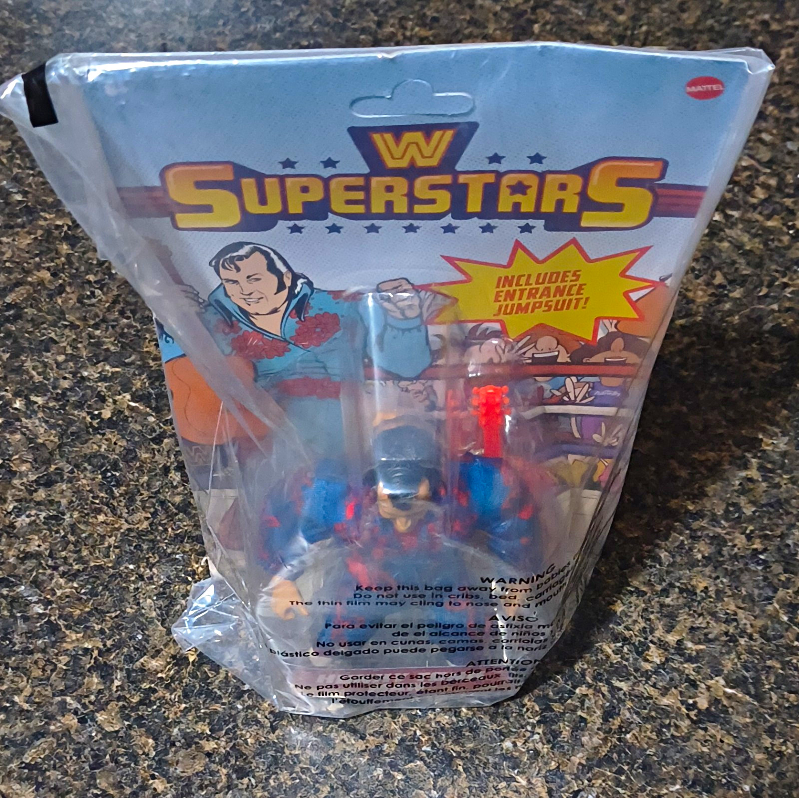 Mattel WWE Superstars Honky Tonk Man Action Figure w/ Jumpsuit & Guitar Mattel WWE Superstars Honky Tonk Man Action Figure w/ Jumpsuit & Guitar