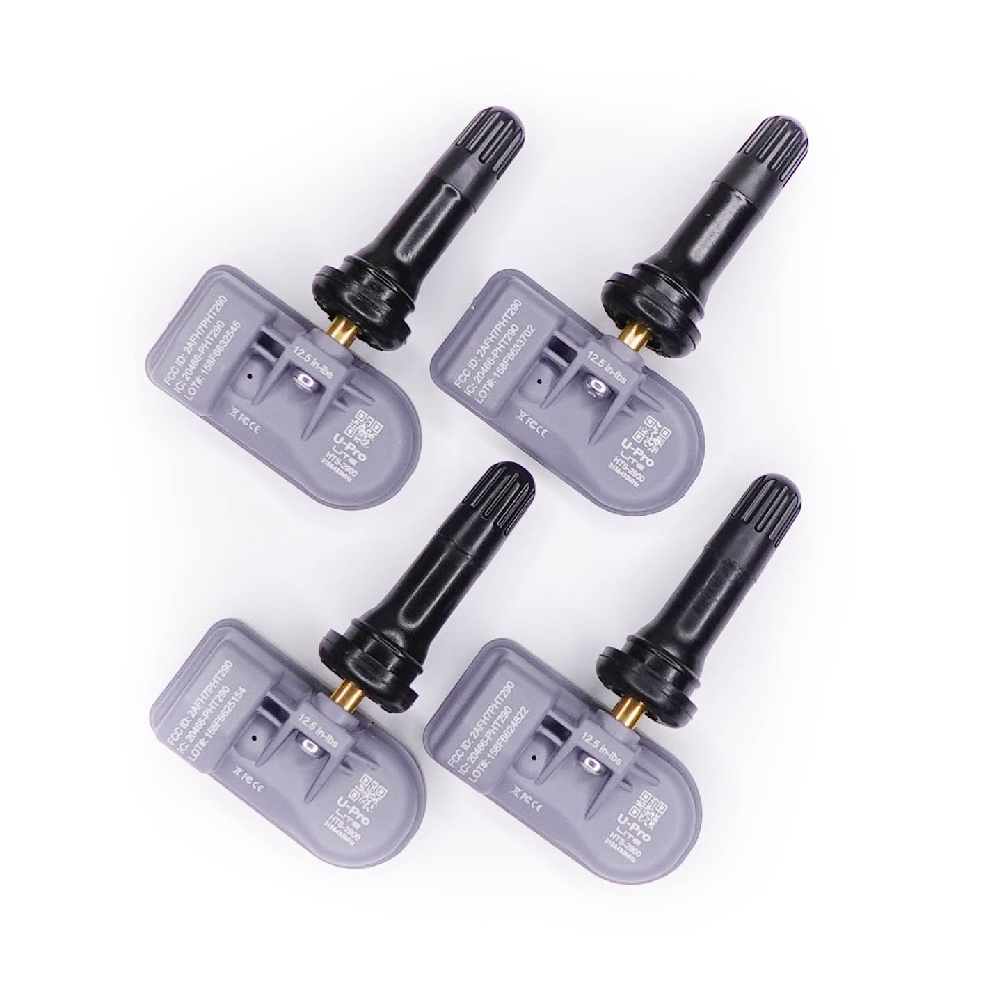 2011 Bugatti Veyron LT-1 Rubber TPMS Set x4