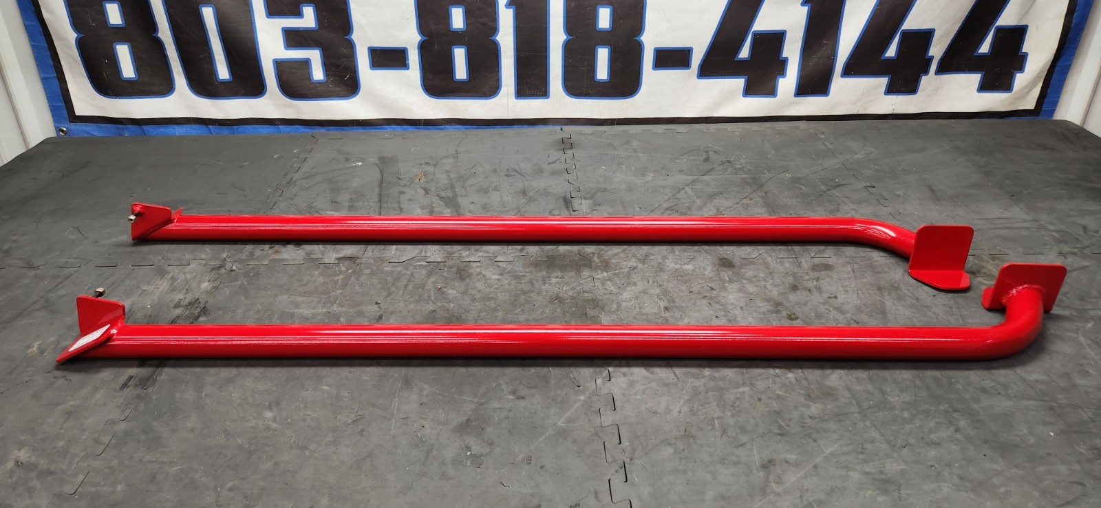 2005-2014 Ford Mustang BMR Weld-On Tubular Subframe Connectors - Red SFC012R 2005-2014 Ford Mustang BMR Weld-On Tubular Subframe Connectors - Red SFC012R