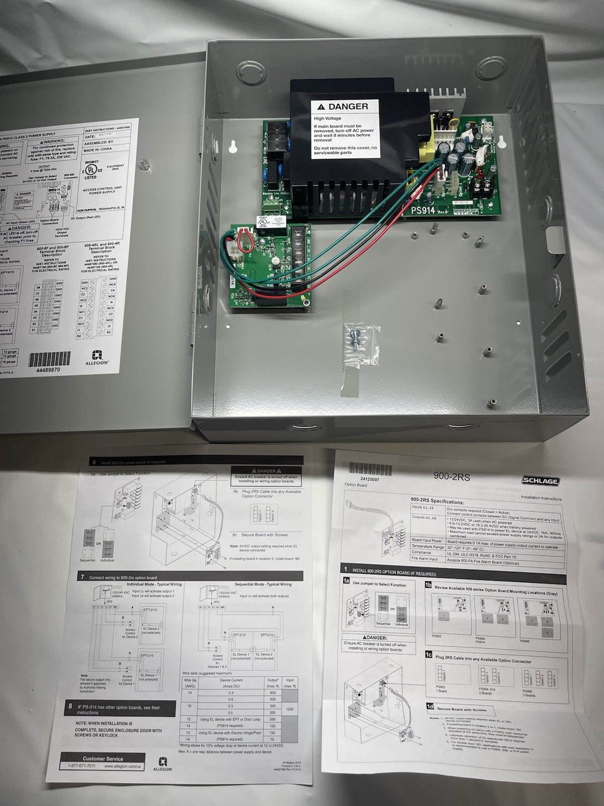 VON DUPRIN PS914-2RS / PS9142RS Allegion, PS 1006- POWER SUPPLY - NEW
