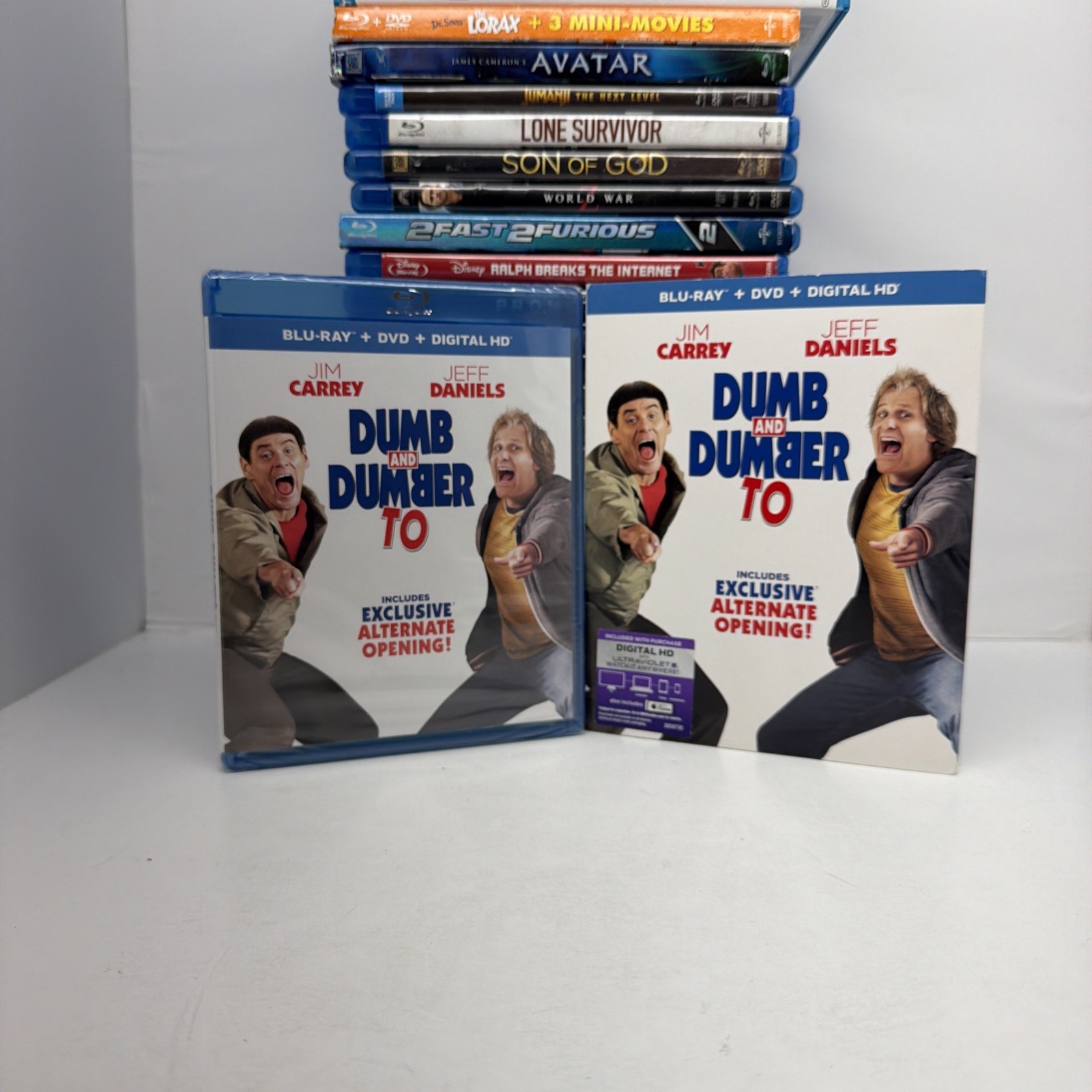 Dumb and Dumber To (Blu-ray/DVD) 2015 Jim Carrey Jeff Daniels OOP W/slipcover Dumb and Dumber To (Blu-ray/DVD) 2015 Jim Carrey Jeff Daniels OOP W/slipcover