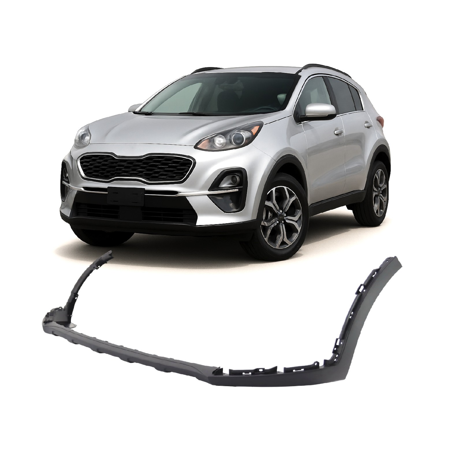2020-2022 Kia Sportage Primed Front Lower Bumper Cover KI1015120 86512D9500