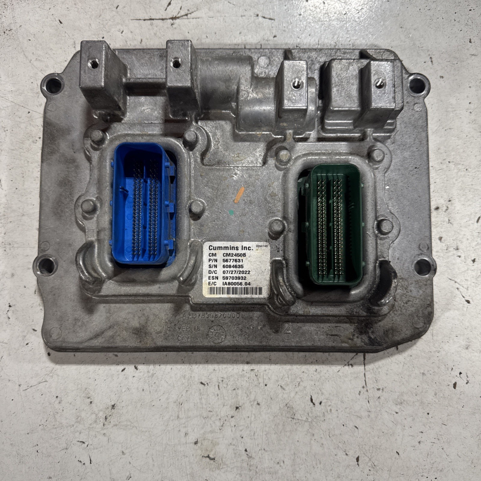 2022-2024 Ram 2500 3500 4500 5500 Cummins ECM CM: 2450B P/N: 5677631