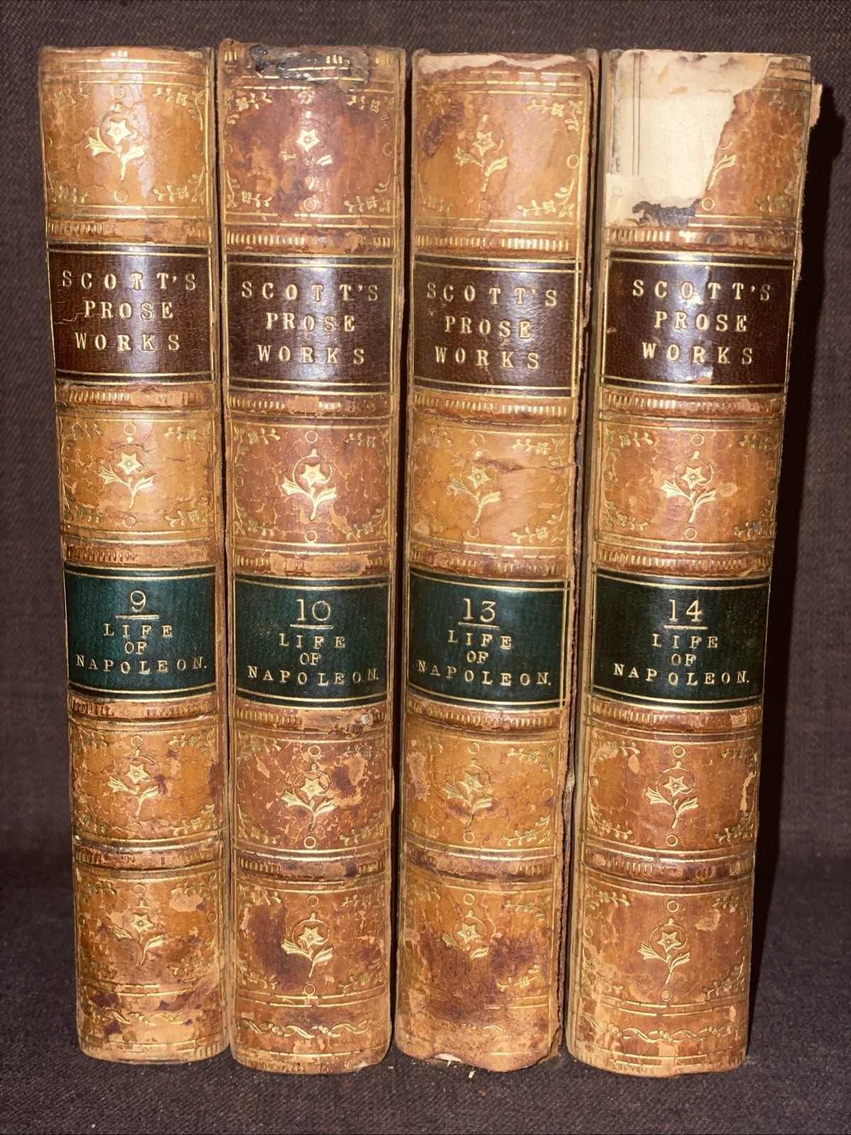 The Prose Works Of Sir Walter Scott, Life Of Napoleon 1835 London 4 Vols The Prose Works Of Sir Walter Scott, Life Of Napoleon 1835 London 4 Vols