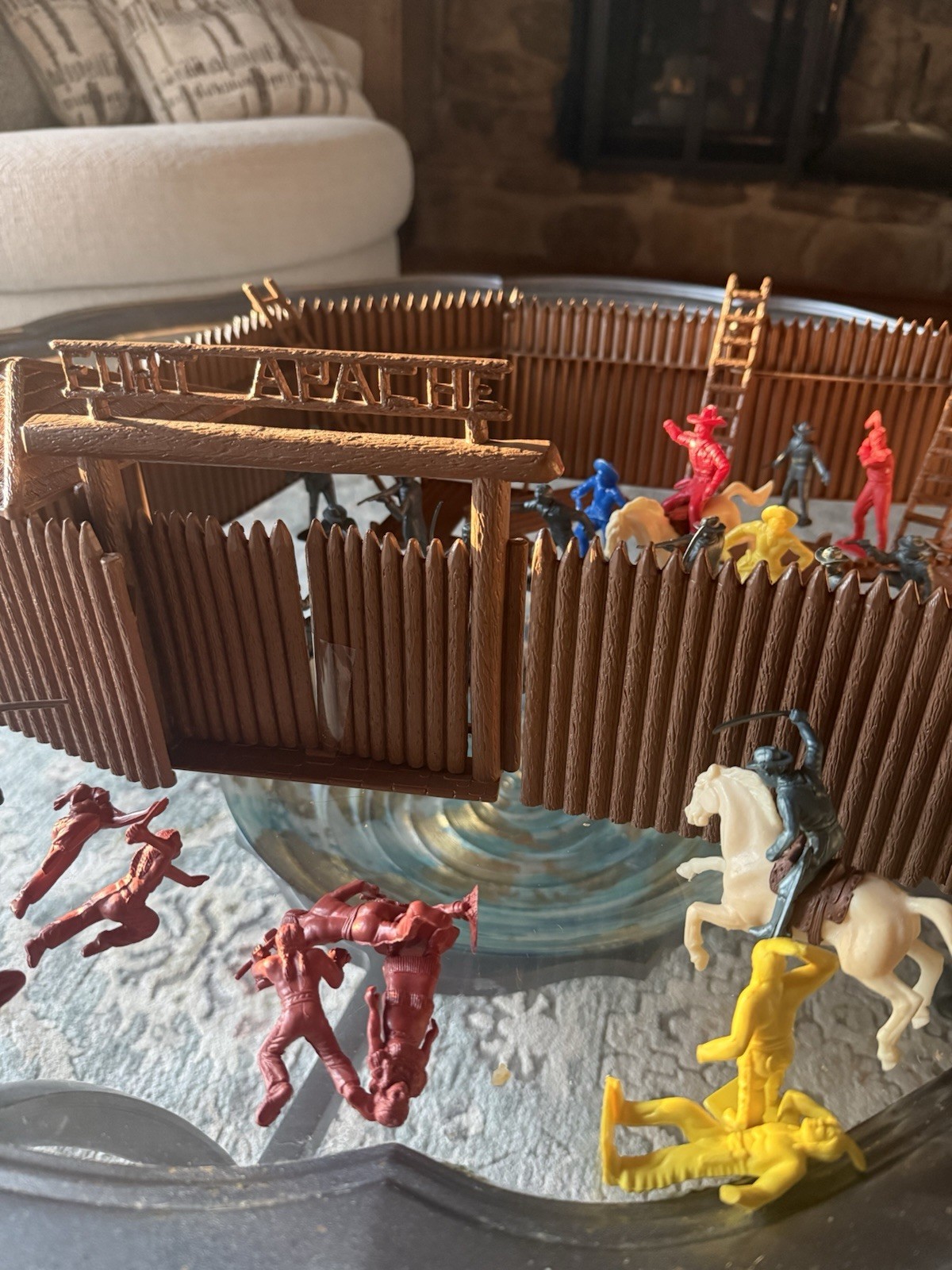 Vintage Marx Fort Apache Stockade No Box Not Complete