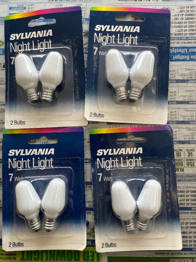 SYLVANIA NIGHT LIGHT APPLIANCE LIGHT BULB 7 C7/W/BL (8-PIECES) SYLVANIA NIGHT LIGHT APPLIANCE LIGHT BULB 7 C7/W/BL (8-PIECES)
