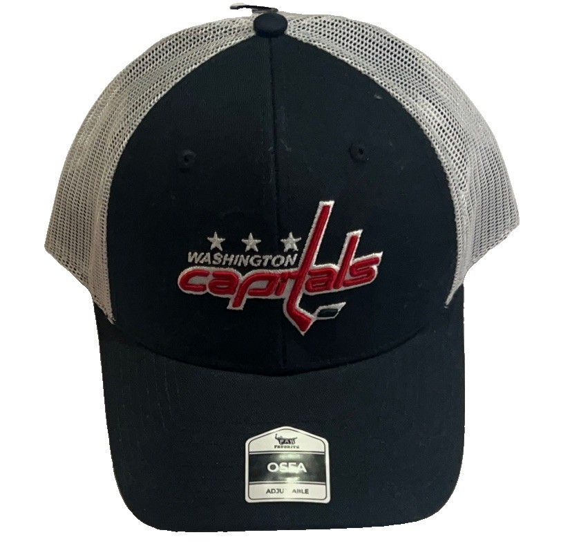 Washington Capitals Fan Favorite Adult Trucker Mesh SnapBack Hat NEW RARE Washington Capitals Fan Favorite Adult Trucker Mesh SnapBack Hat NEW RARE