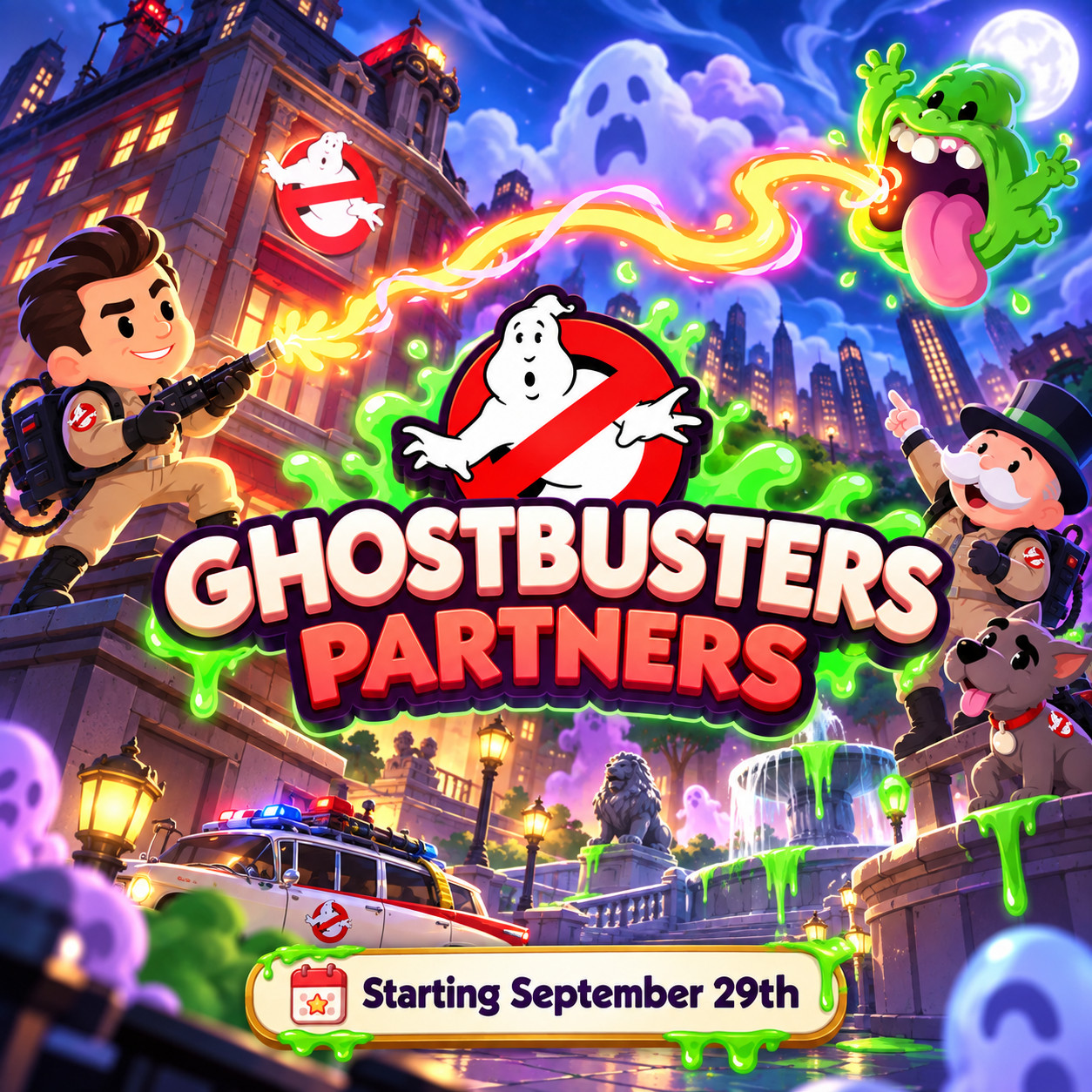 Ghostbusters Partners Monopoly Go 🚀RUSH🚀 Full Carry 80K 1 SLOT