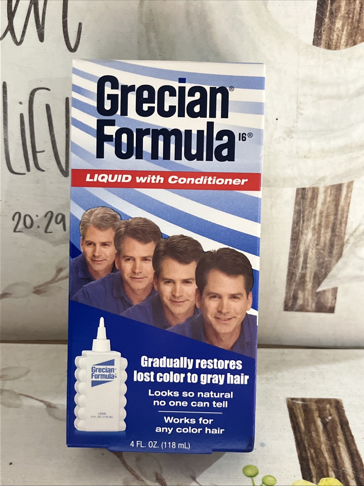 Grecian Formula Liquid with Conditioner Graduallly Restores Color - 4 Fl Oz Grecian Formula Liquid with Conditioner Graduallly Restores Color - 4 Fl Oz