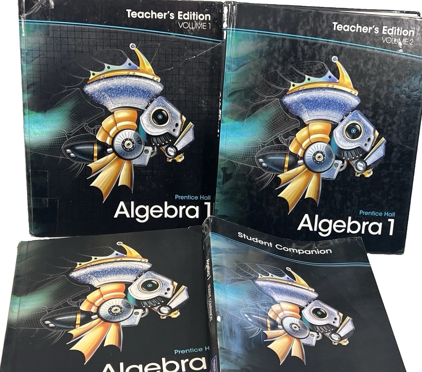 Prentice Hall Algebra 1 Teacher Edition Vol 1 2 Textbook Student Companion Set