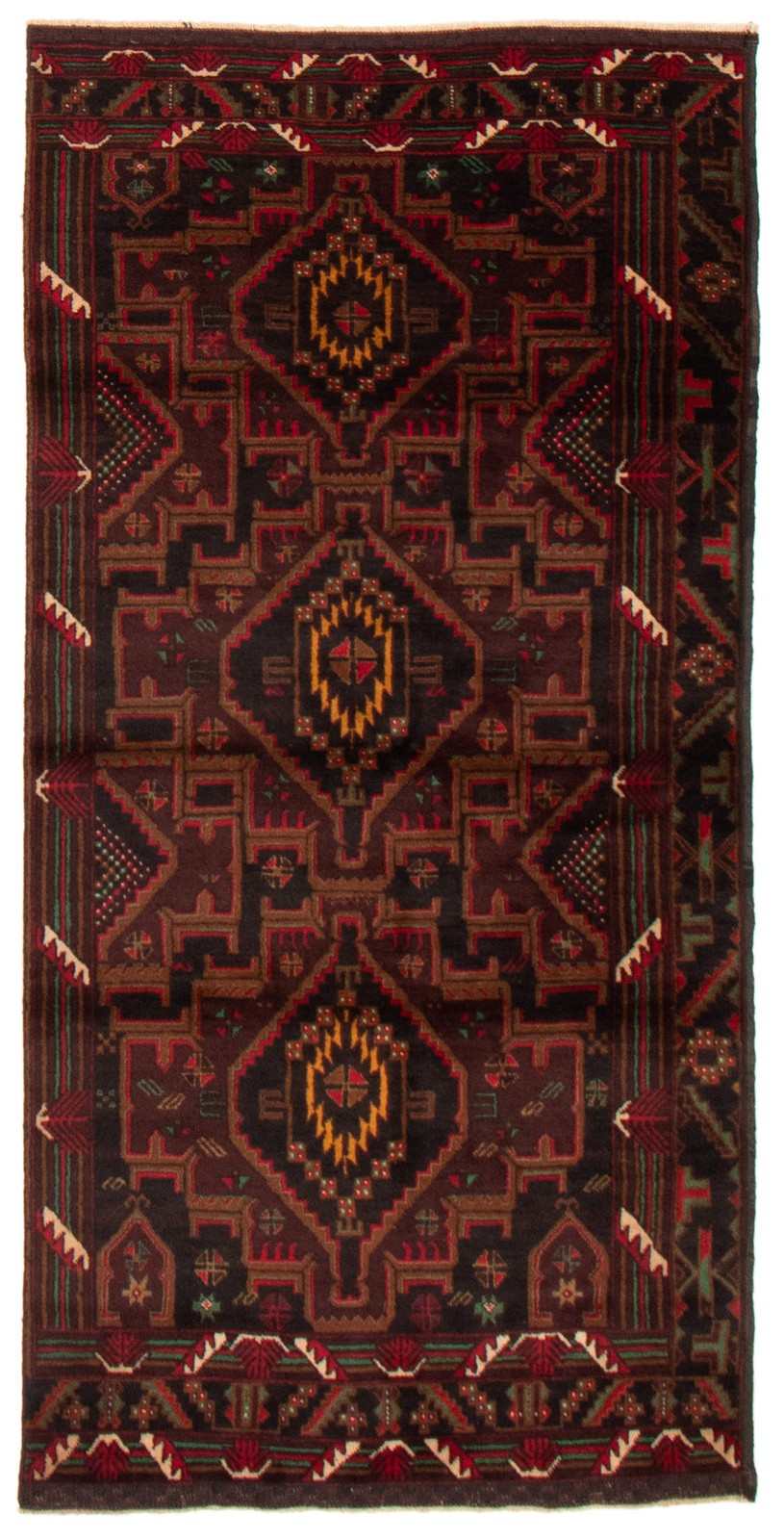 Traditional Vintage Hand-Knotted Area Rug 3\'2\