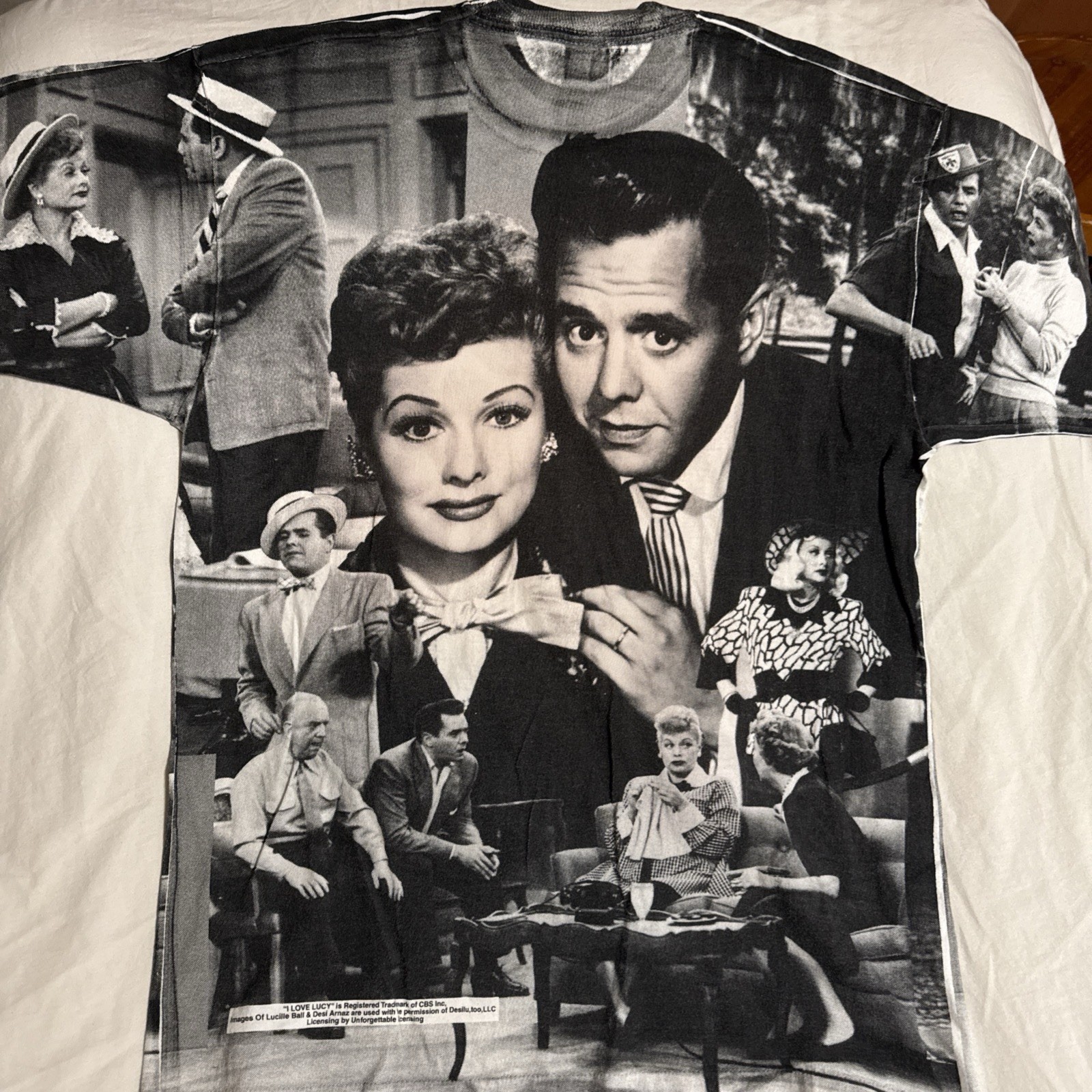 Vtg 90s I Love Lucy All Over Print Shirt L Single Stitch Fruit Of The Loom Aop Vtg 90s I Love Lucy All Over Print Shirt L Single Stitch Fruit Of The Loom Aop