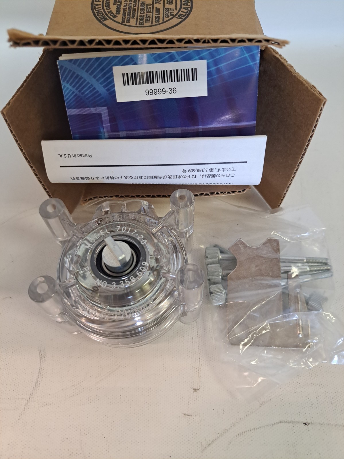 Cole-Parmer Masterflex L/S 7017-20 Standard Peristaltic Pump Head NEW, open box