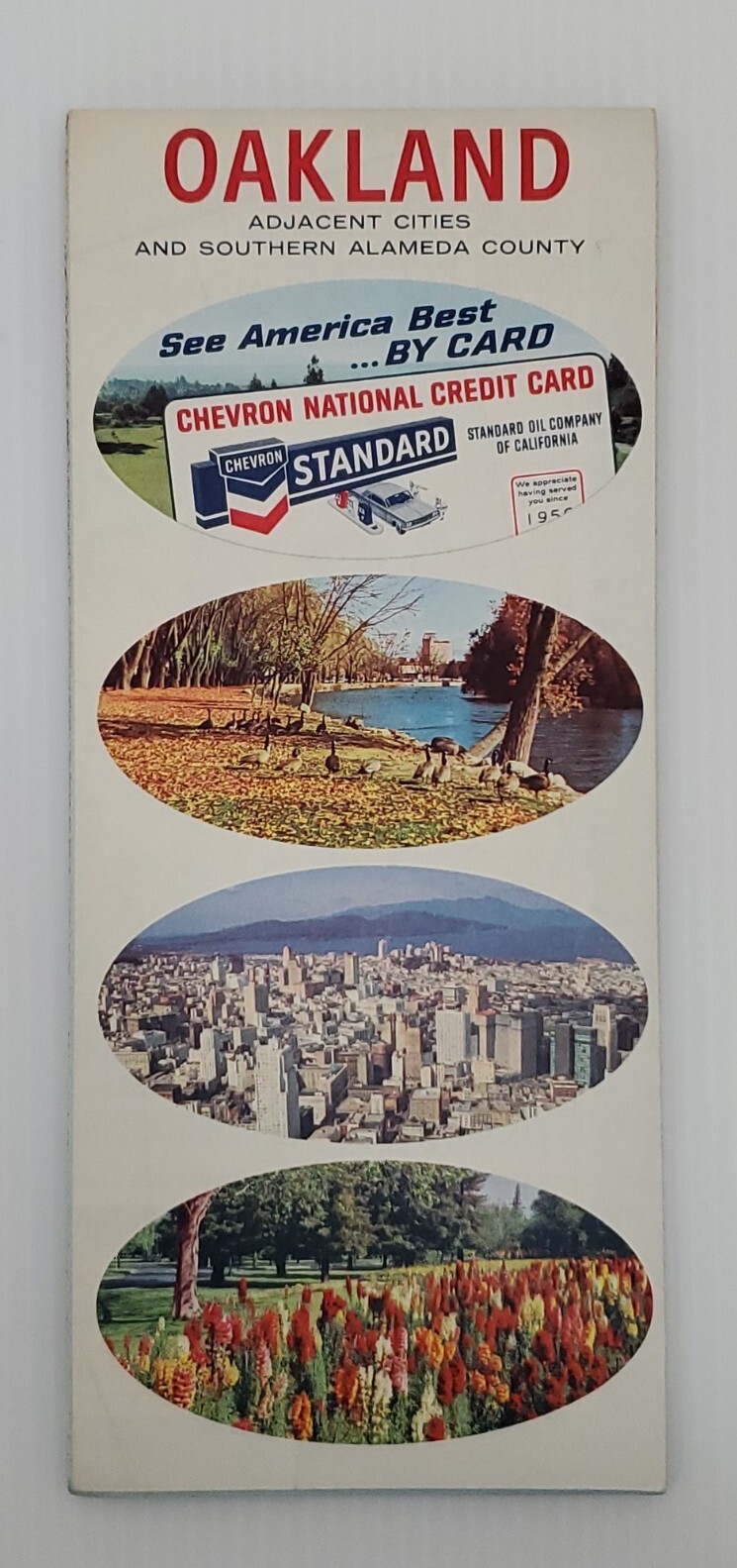 Vintage 1968 CHEVRON Oakland Adjacent Cities & Southern Alameda County Vintage 1968 CHEVRON Oakland Adjacent Cities & Southern Alameda County