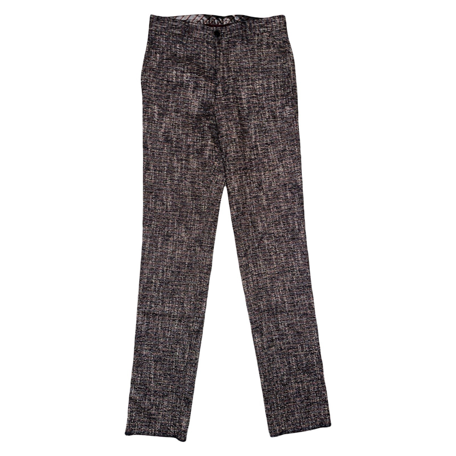 Etro Men’s Tweed Wool Blend Pants Trousers Size 44/30 $590