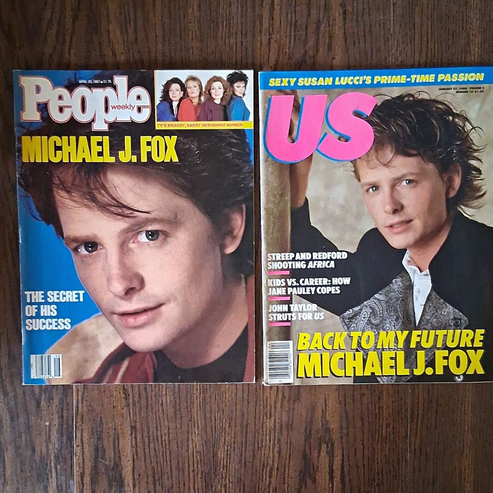 People Weekly Jan 27 1986 English Illustrated Michael J. Fox Cover Issue #3