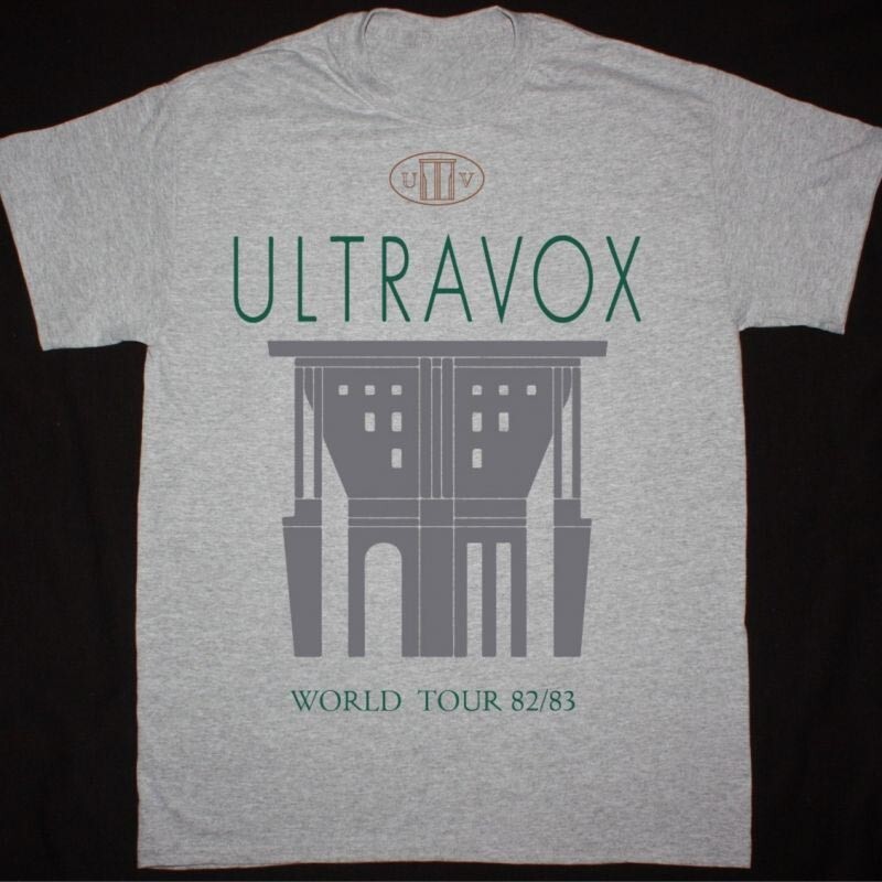 ULTRAVOX WORLD TOUR 82-83 Heavy Cotton Sport grey All Size Shirt TR452 ULTRAVOX WORLD TOUR 82-83 Heavy Cotton Sport grey All Size Shirt TR452