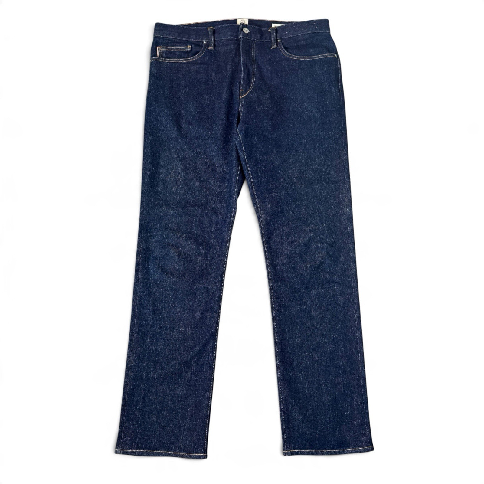 NWOT Hiroshi Kato The Hammer Straight Selvedge Denim Jeans Men 36 Indigo Raw USA