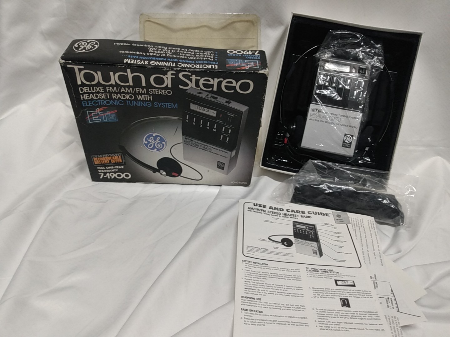 GE General Electric ETS Electric Tuning System AM FM Digital Radio 7-1900A New GE General Electric ETS Electric Tuning System AM FM Digital Radio 7-1900A New