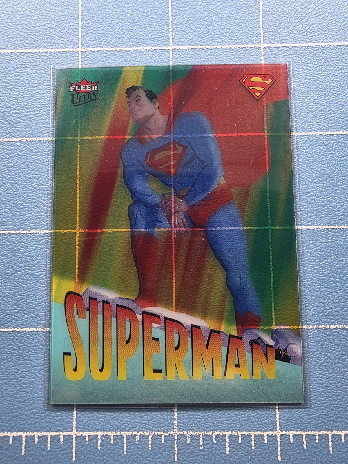 2026 Fleer Ultra Superman - R-40 - '95 Retro - Acetate Insert 2026 Fleer Ultra Superman - R-40 - '95 Retro - Acetate Insert
