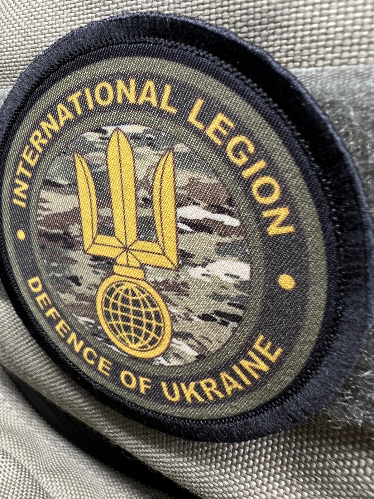 Subdued Multicam Ukrainian Army Morale Patch International Legion Defence Ukrain Subdued Multicam Ukrainian Army Morale Patch International Legion Defence Ukrain