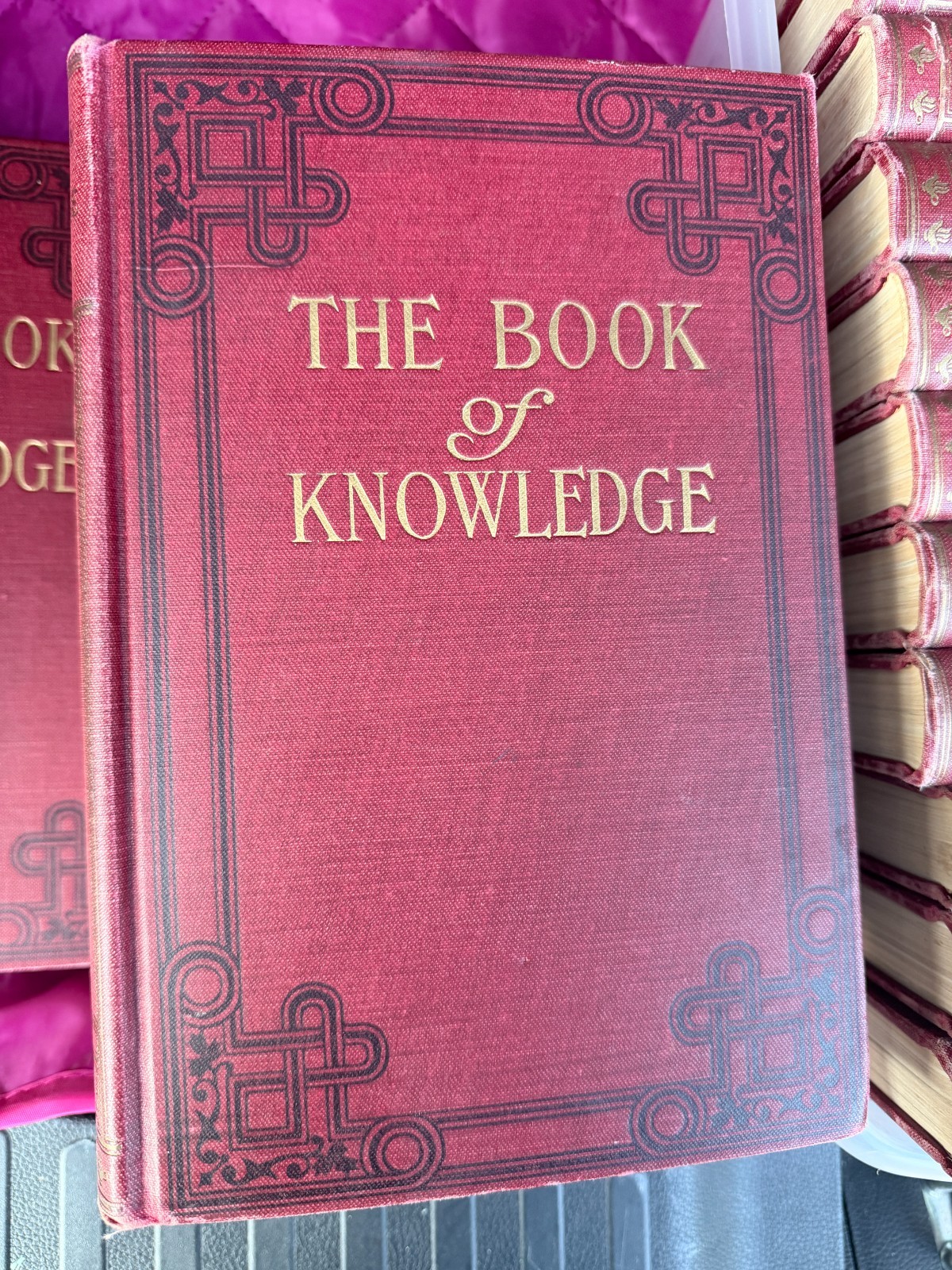 Book of Knowledge Encyclopedia Antique Set Vols 1-20 Complete Set Vintage 1918