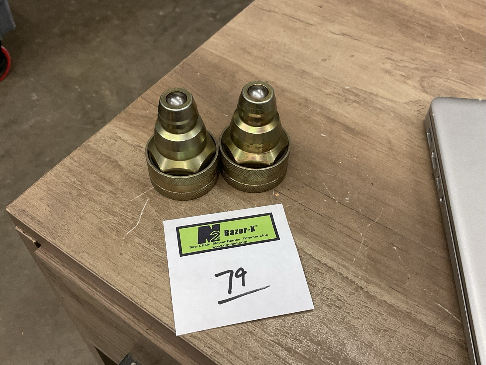 2 New PIONEER Hydraulic Quick Disconnect Adapter 4076-4 Qty Of 2