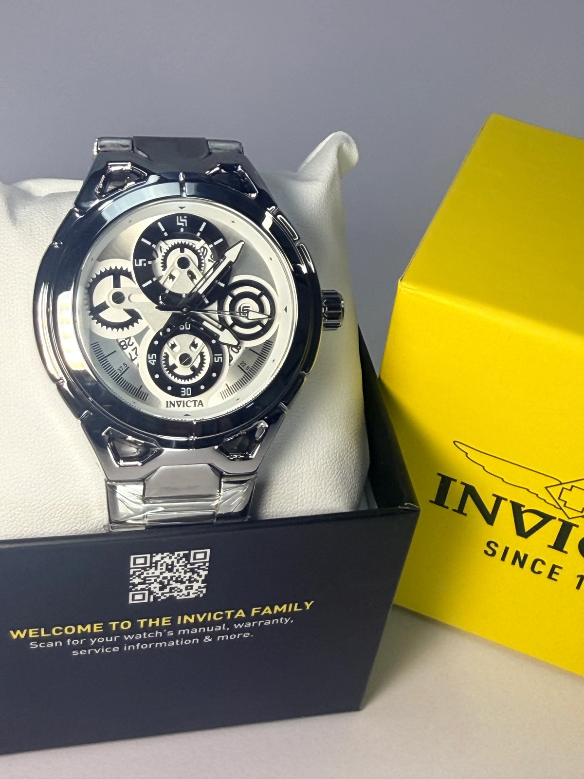 Invicta S1 Rally Syncor Men\'s Watch - 44mm, Silver (79010)