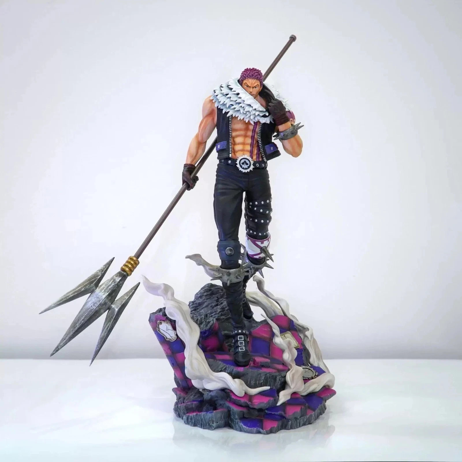 One Piece Anime Figure Charlotte Katakuri King of Artist PVC Statue Gift for kid