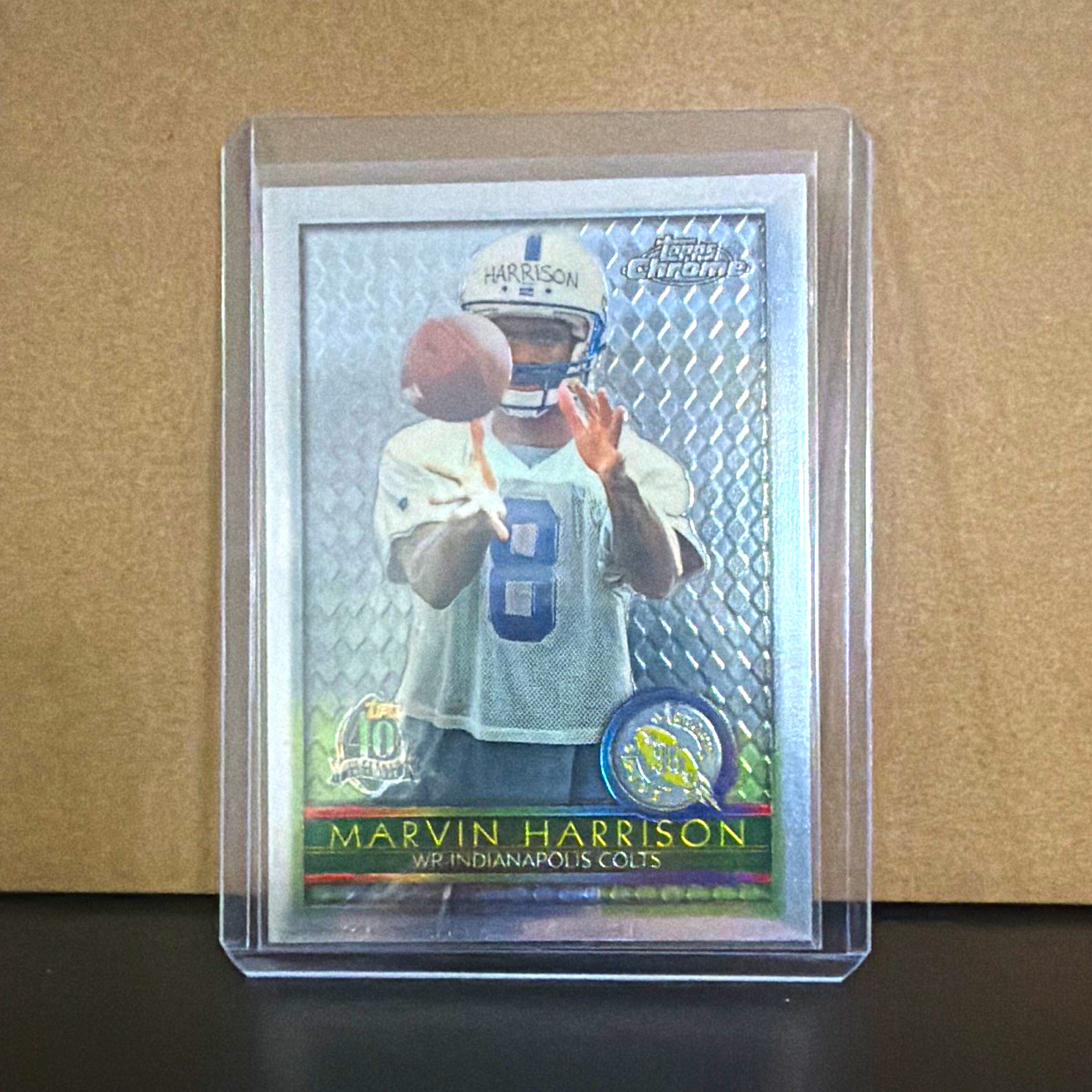 Topps 1996 Topps Chrome 96 Draft Pick Marvin Harrison RC #156 Colts Topps 1996 Topps Chrome 96 Draft Pick Marvin Harrison RC #156 Colts