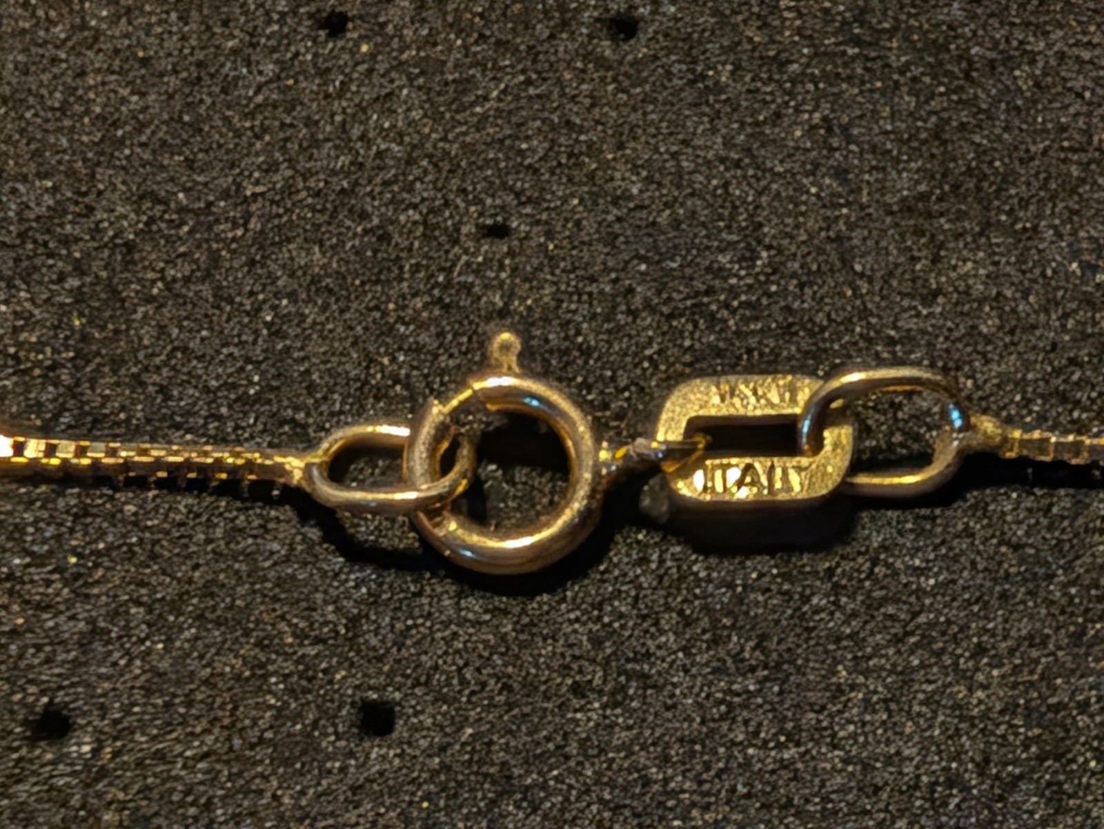 Vintage Estate Italian 14k 585 Yellow Gold Chain Necklace 19.5 Vintage Estate Italian 14k 585 Yellow Gold Chain Necklace 19.5