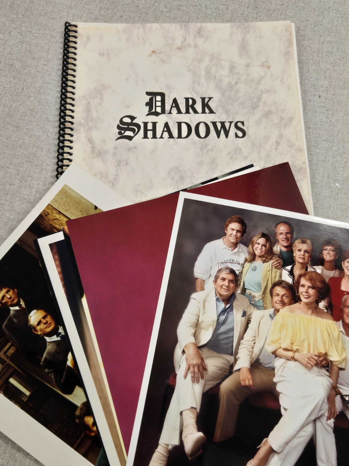 Dark Shadows 1968 Script Repro + 8 Assorted 8x10 Photos Lot
