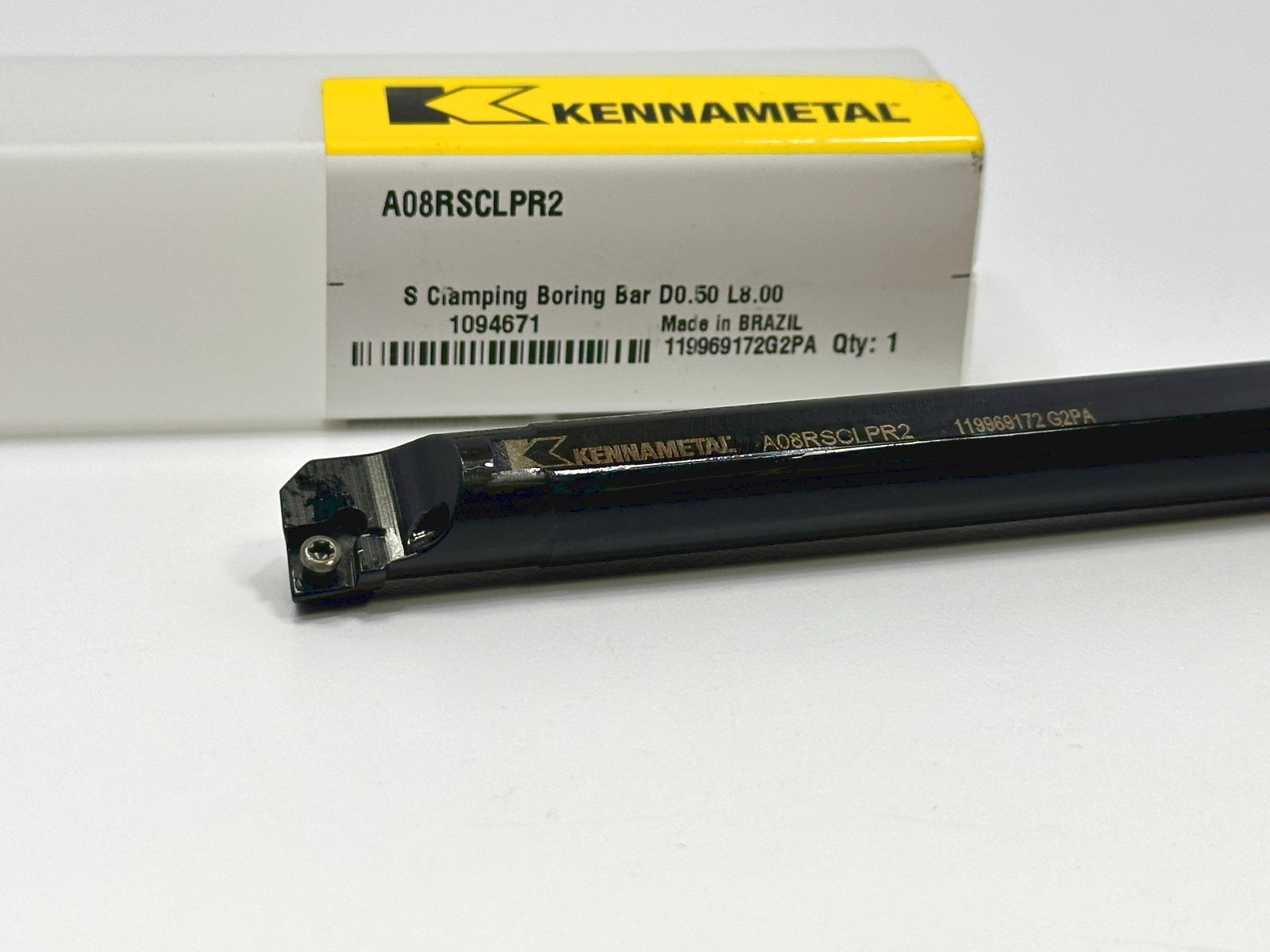 KENNAMETAL A08RSCLPR2 New Indexable Boring Bar Holder 1/2\