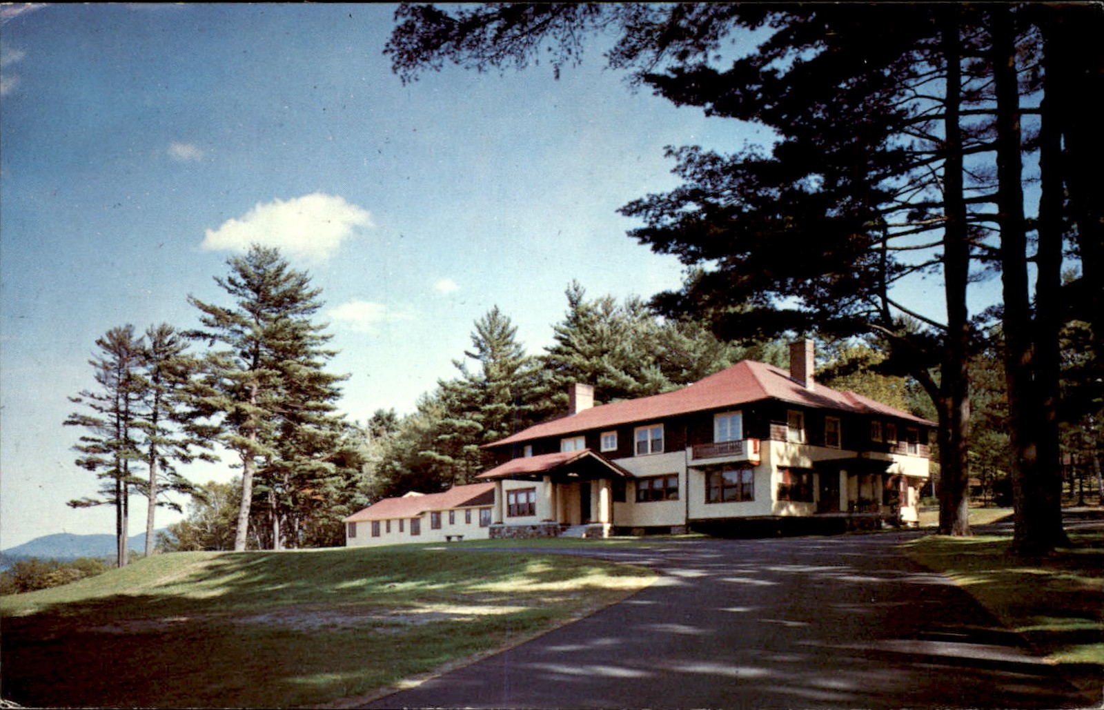 Holderness NH Club & Inn Tyler Advertising c1960s Vintage Postcard