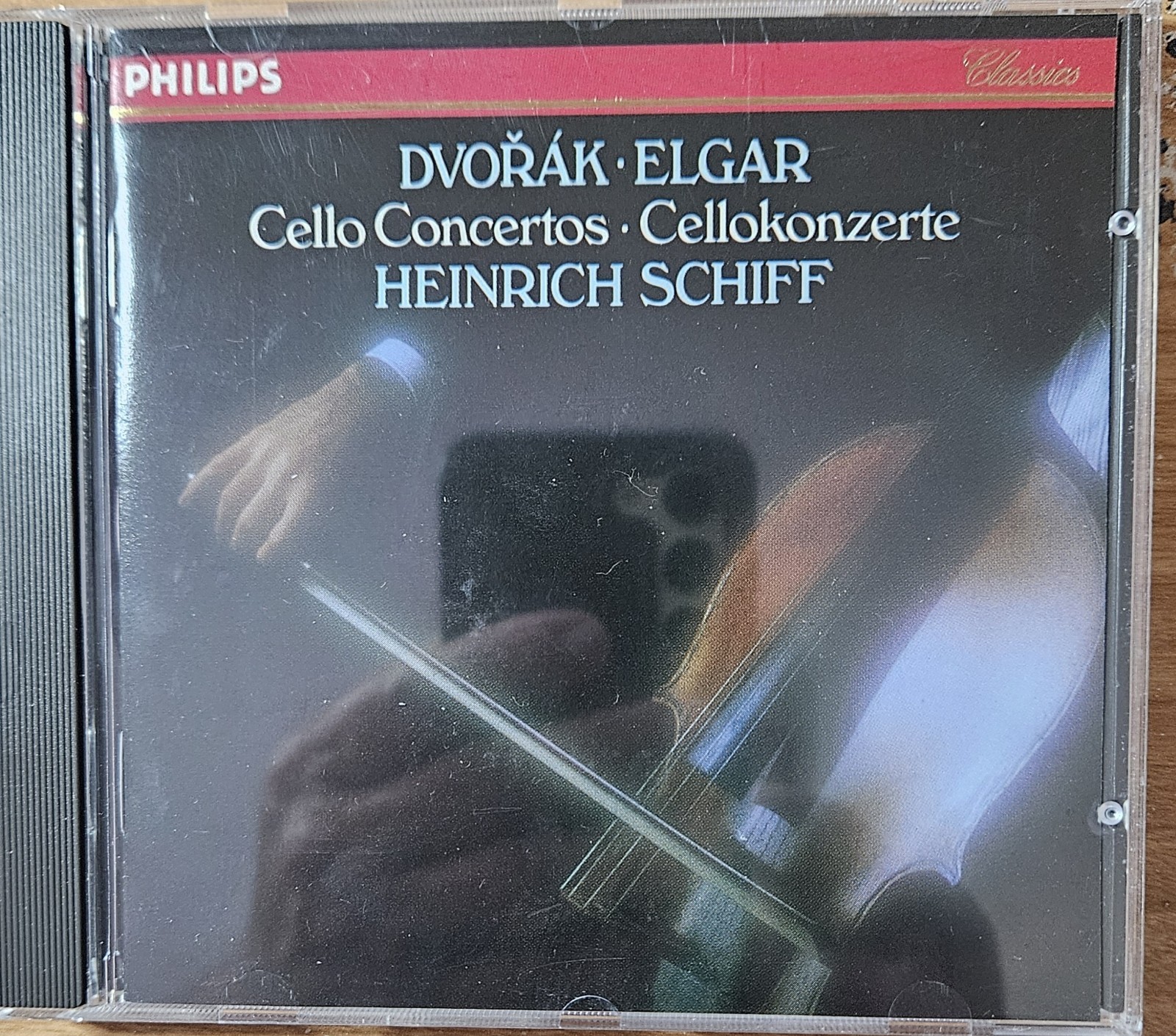 Dvorak; Elgar: Cello Concertos (CD, Philips 412 880-2) Heinrich Schiff