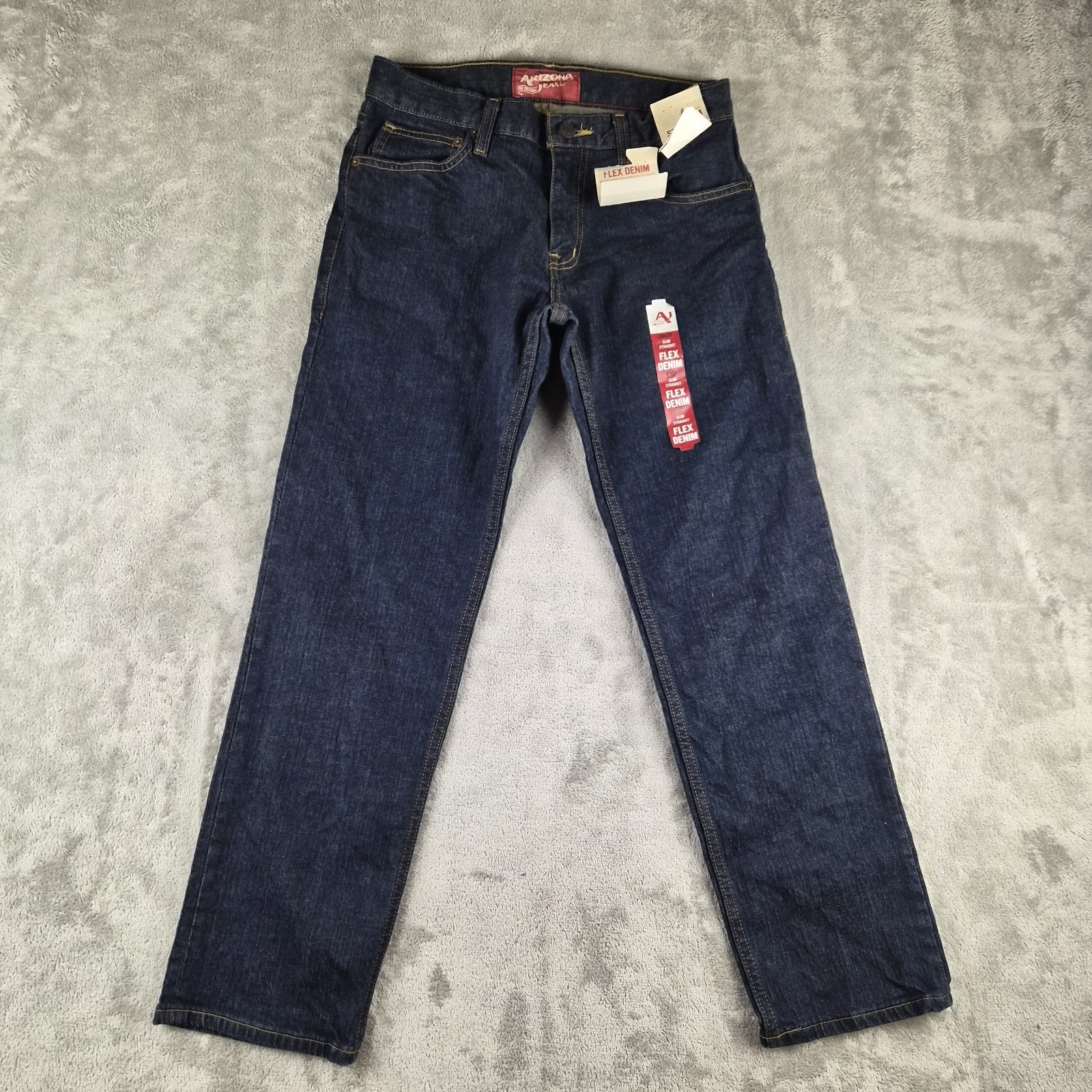 Arizona Jeans Co Mens Slim Straight Jeans 29x29 Flex Denim Dark Rinse Blue NWT Arizona Jeans Co Mens Slim Straight Jeans 29x29 Flex Denim Dark Rinse Blue NWT