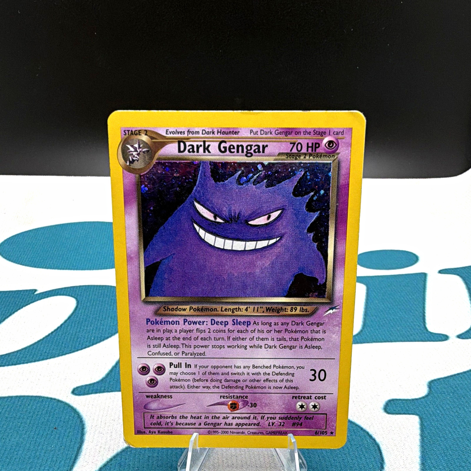 The Pokémon Company Pokémon TCG Dark Gengar 6/105 Neo Destiny ENG Holo 70 HP