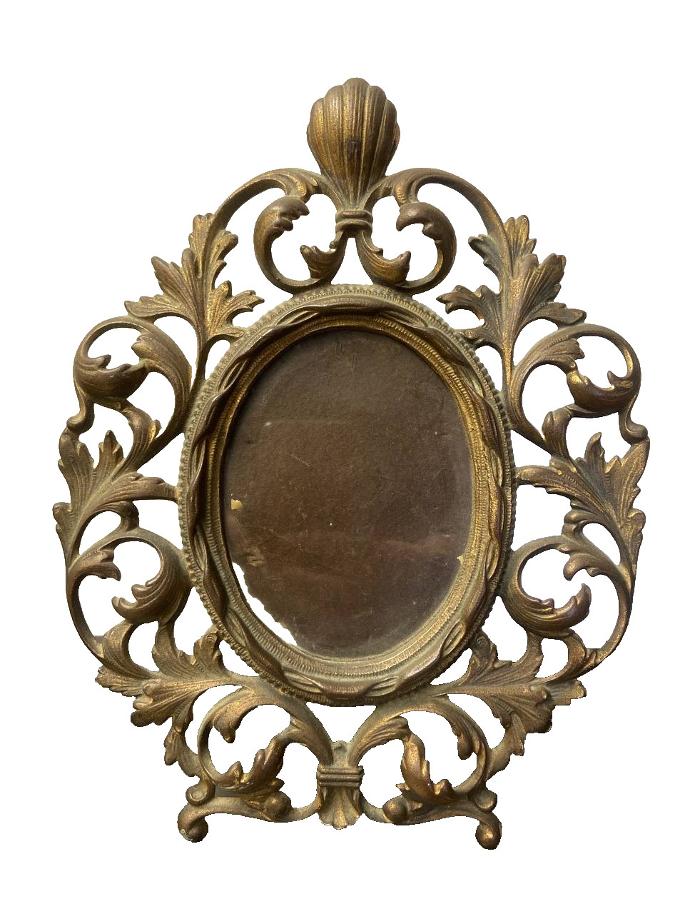 Antique Victorian Picture / Mirror Table Frame Cast Iron Antique Victorian Picture / Mirror Table Frame Cast Iron