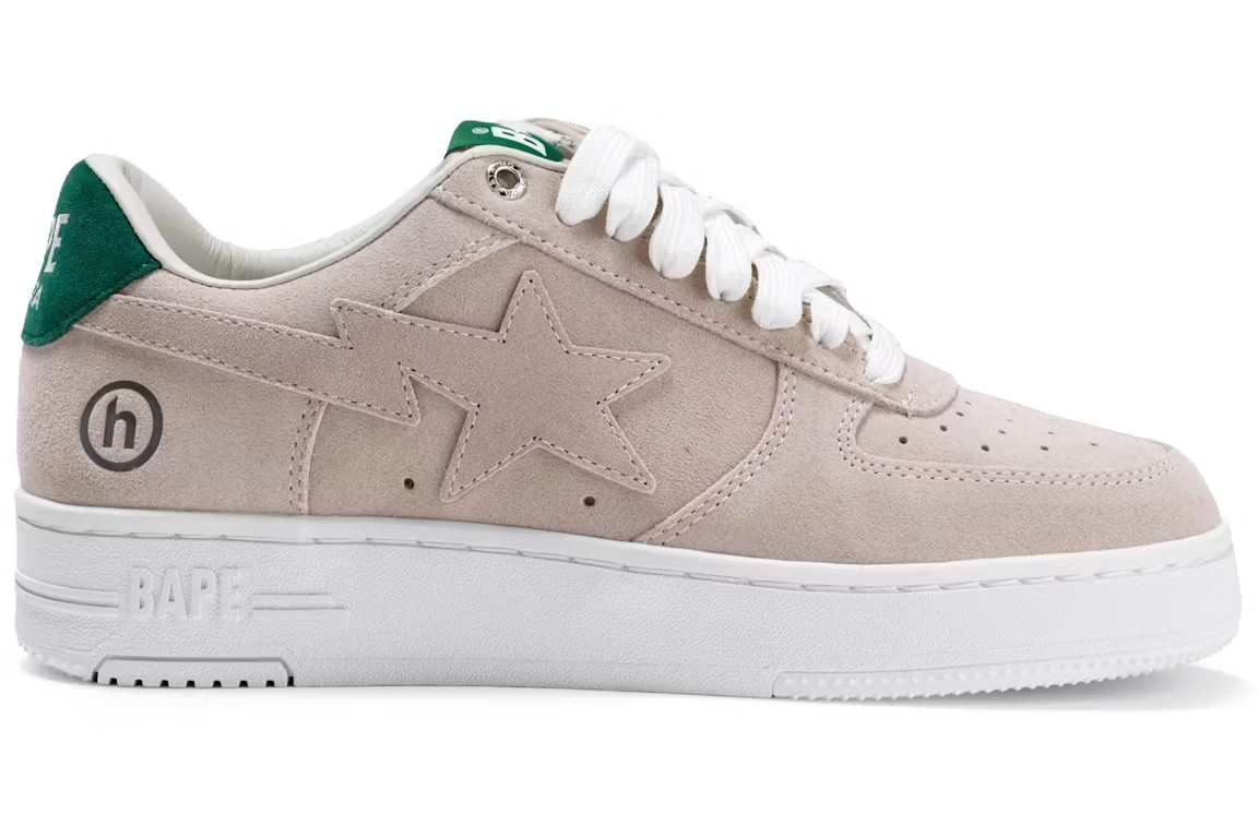 Hidden NY x BAPE STA Tan Suede Beige Size 8.5 NEW 1M23-191-905 Bapesta