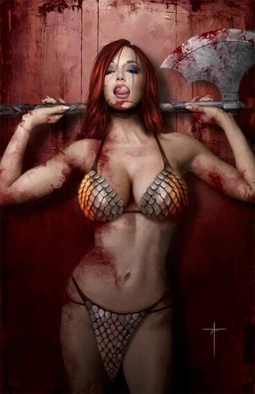 Red Sonja: Empire of the Damned #1 Cover Art by Jay Ferguson - Cover A