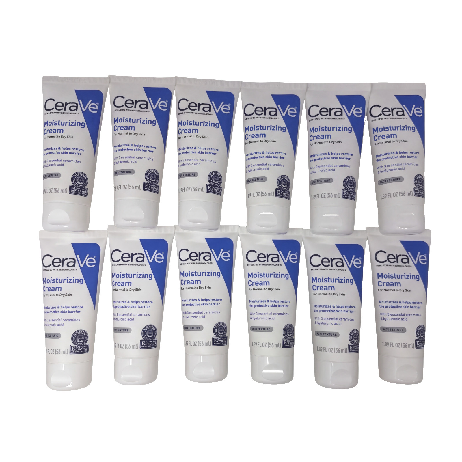 12 Pack | CeraVe Normal to Dry Skin Body Moisturizing Cream, 1.89 fl oz 12 Pack | CeraVe Normal to Dry Skin Body Moisturizing Cream, 1.89 fl oz