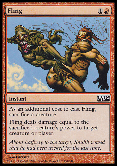 Magic the Gathering MTG Fling (134) Magic 2012   LP