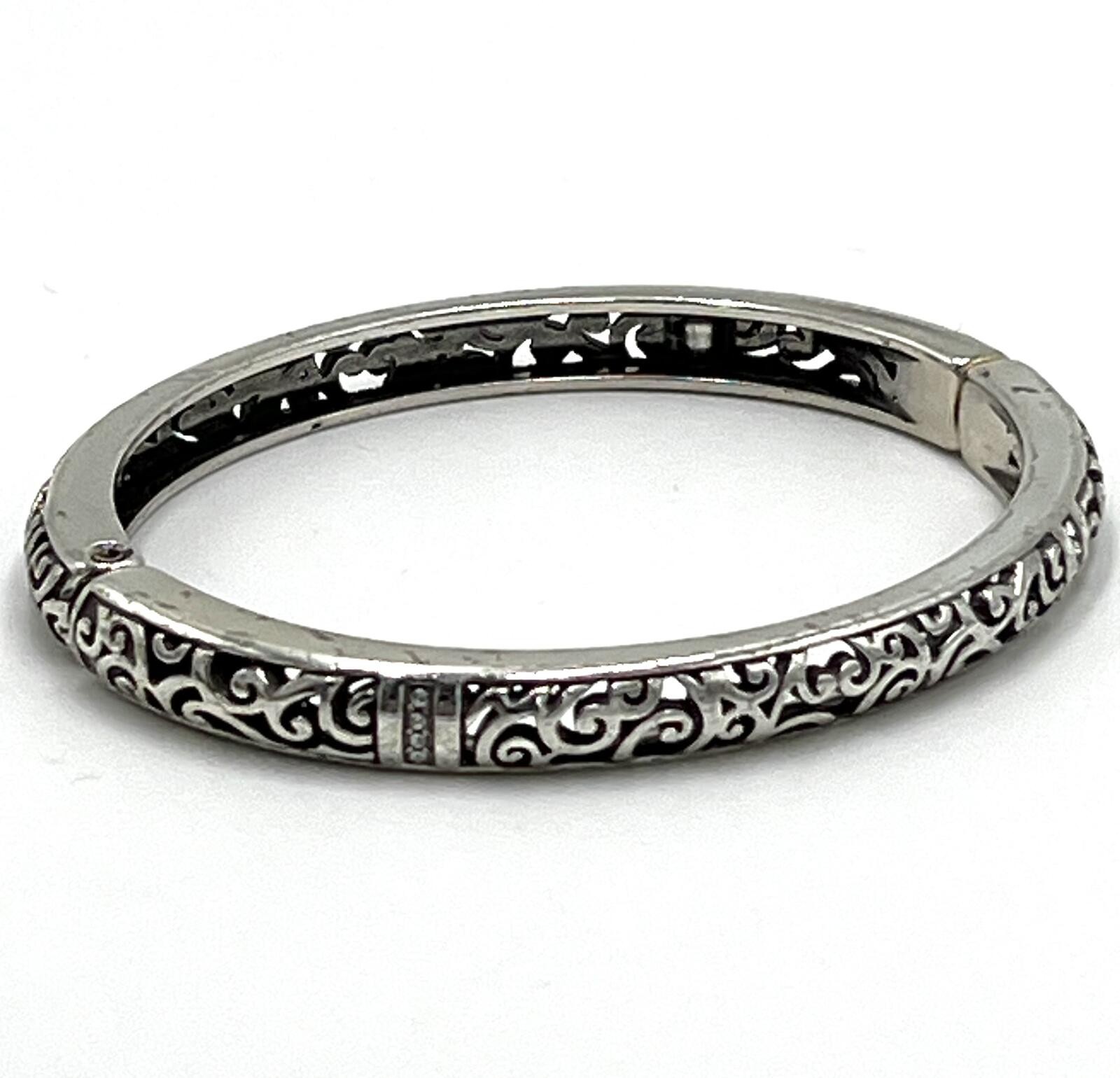 Brighton Open Scroll/Filigree Clamp Bracelet
