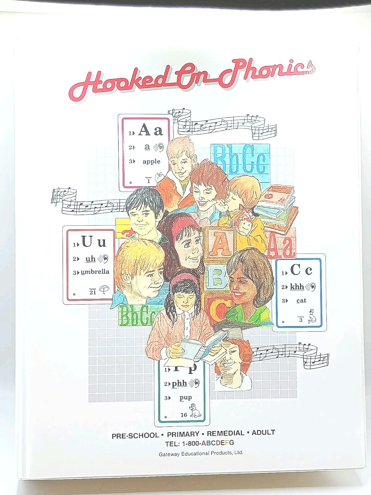 Hooked on Phonics Complete Master Set Tapes Cards Books Vintage 1988
