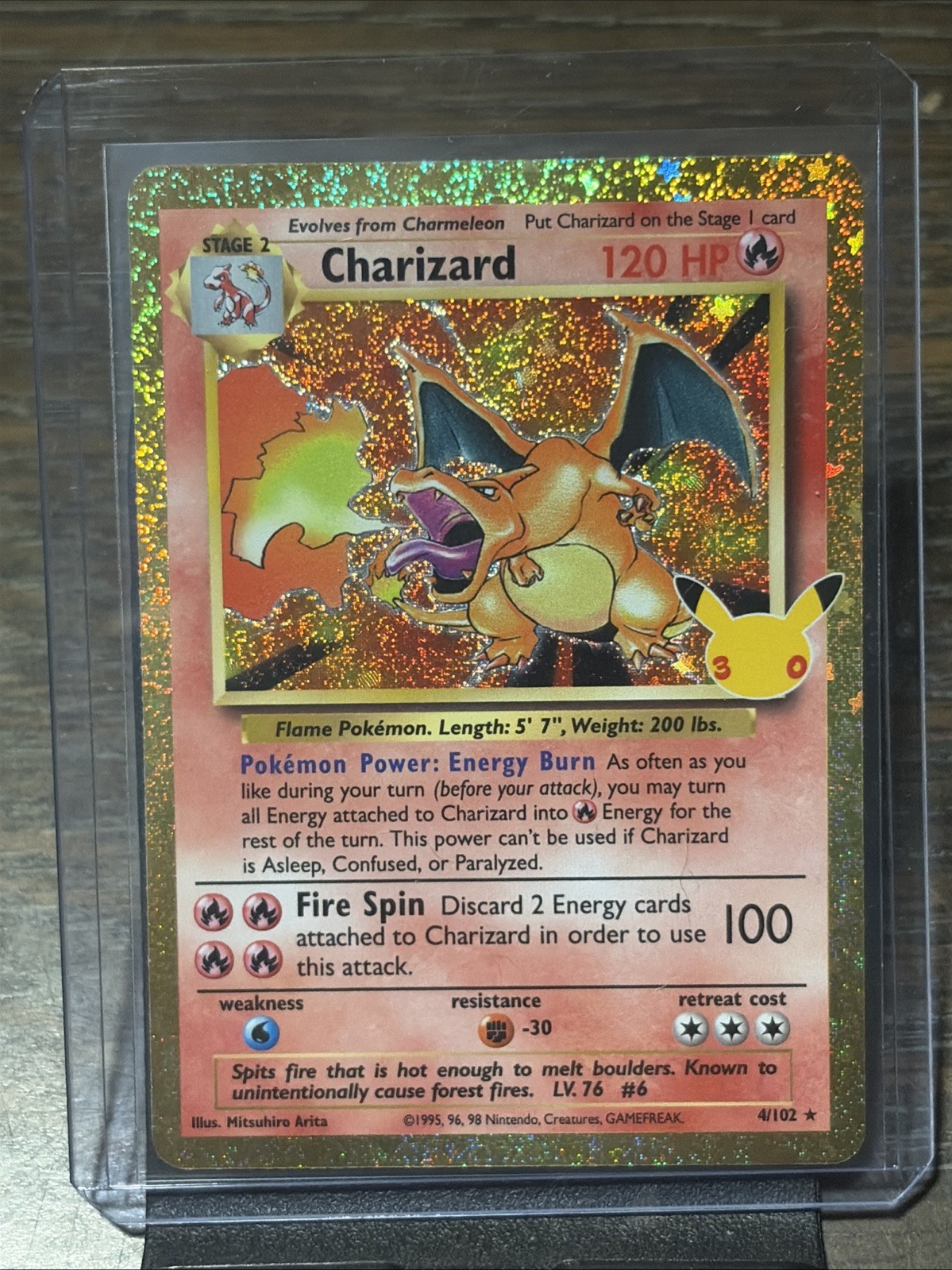 Charizard #4/102 Pokemon 30th Celebrations