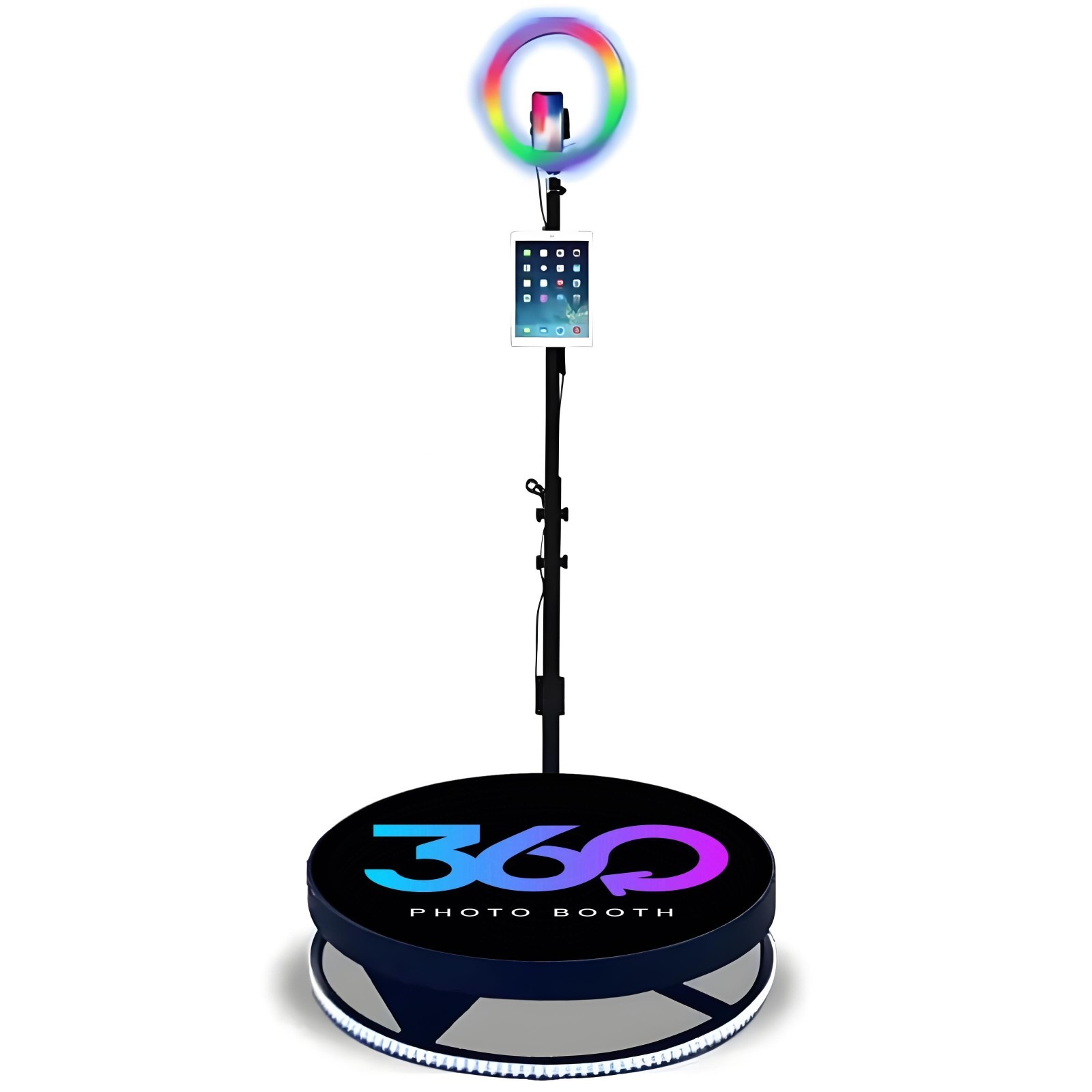 360 Photo Video booth Platform with Rotating Camera Wedding Party Rent