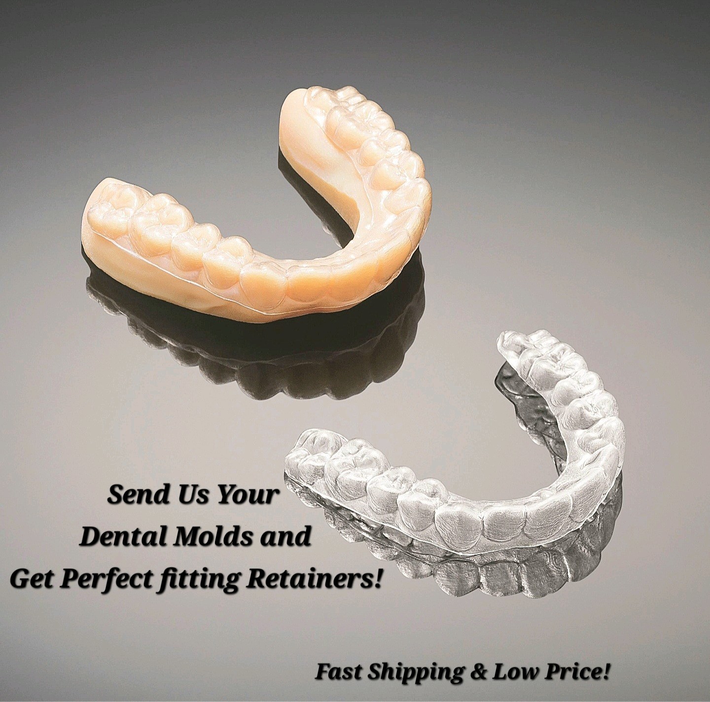 Get Retainers Customized From your Molds with a Perfect Fit Just Ship them to us Get Retainers Customized From your Molds with a Perfect Fit Just Ship them to us