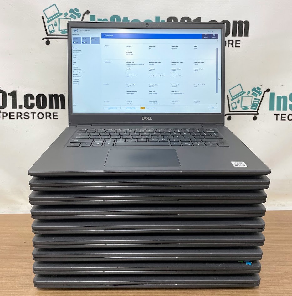 LOT 9 Dell Latitude 3410 14\'\' Intel i5-10210U 1.6GHz 8gb RAM NO SSD Please Read