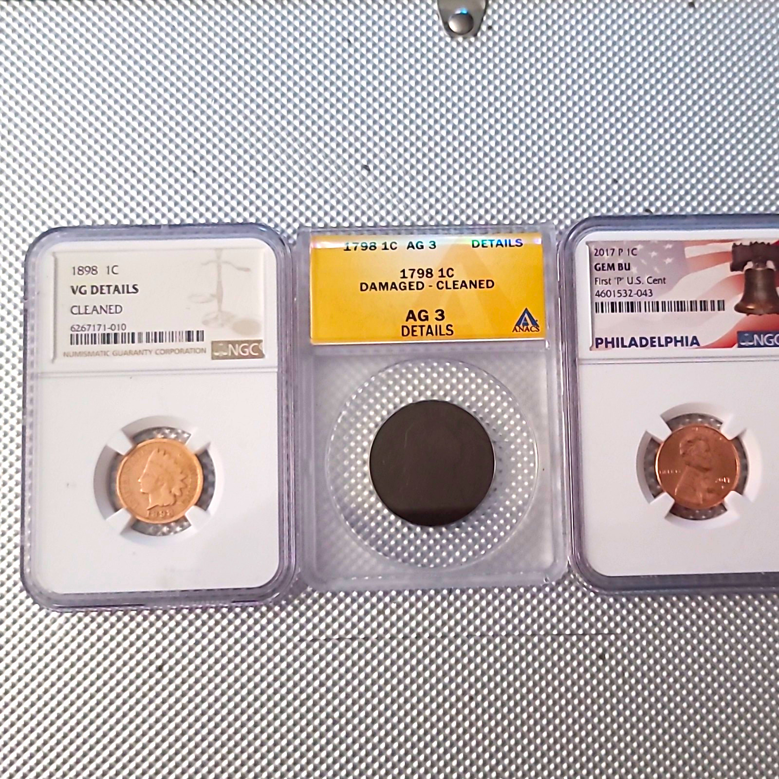 2 NGC & ANACS Certified US 1C 1989 VG 1789 AG3 2013 GEM BU 2 NGC & ANACS Certified US 1C 1989 VG 1789 AG3 2013 GEM BU